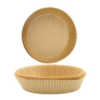 Combo 50 dĩa giấy nến đa dụng tròn HÀNG NHẸ - dùng được cho nồi chiên không dầu - Set 50 dĩa giấy nến giá sỉ