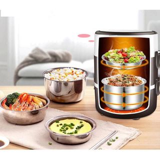 HỘP CƠM ĐIỆN HÂM NÓNG 3 TẦNG