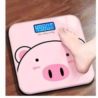 Cân Điện Tử Hình Heo Xài Pin