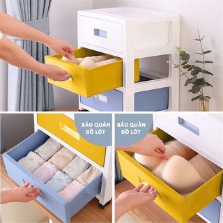 Tủ nhựa đựng đồ đa sắc 5 tầng