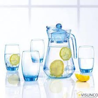 BỘ BÌNH LY THỦY TINH IN LOGO THEO YÊU CẦU