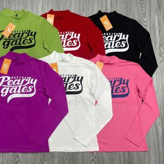 Áo dài tay nữ cổ lọ thun poly Size m l xl xxl Ri 2222 Tách nửa ri được
