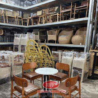 Ghế cafe Gổ Ash bọc nệm theo yêu cầu giá rẻ
