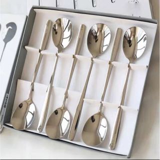 SET 6 MUỖNG INOX NOVA CAO CẤP FULL BOX