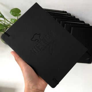 SBG R01- Sổ Bìa Gỗ khắc Logo và nội dung theo yêu cầu
