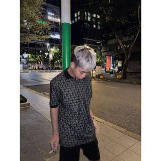 Áo Polo Đì O Monochrome V2 ATR - Áo Polo Nam Nữ Unisex, Chất Vải Dệt Kim Dày Mịn