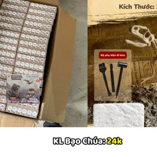 Đồ Chơi Đào Hoá Thạch Khủng Long, Bộ Khảo Cổ Đào Xương Khủng Long Cho Bé