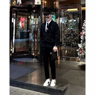 Áo Khoác Bomber Ralp Laurent Thêu Logo Basic - Áo Bomber Nam Nữ, Vải Nỉ Chân Cua Dày Mịn