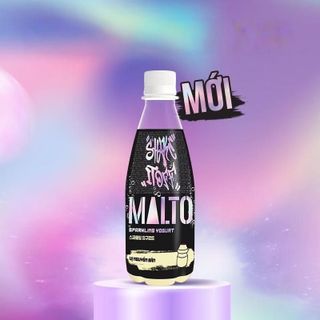 Sữa chua uống có gas vị nguyên bản Malto