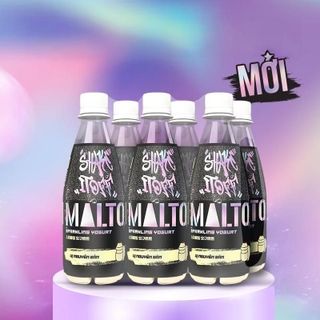 Sữa chua uống có gas vị nguyên bản Malto
