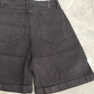 Quần short Jeans nữ - đen