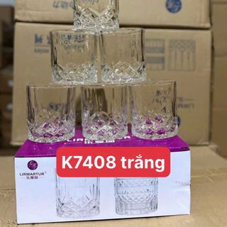 K7408-Bộ 6 Cốc Thủy Tinh AB ( Thùng 12B )