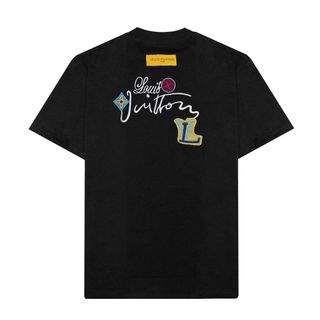 Áo Thun Lờ Vê Thêu Họa Tiết Mới - Áo Thun Nam Nữ Unisex, Chất Vải Cotton Dày Mịn