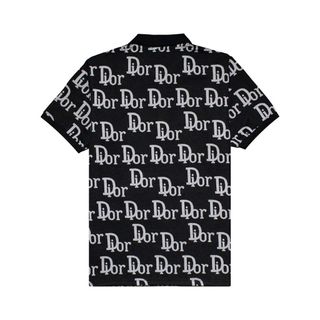 Áo Polo Đì O Chữ Lớn Monogram - Áo Polo Nam Nữ Thời Trang Unisex, Chất Vải Dày Mịn