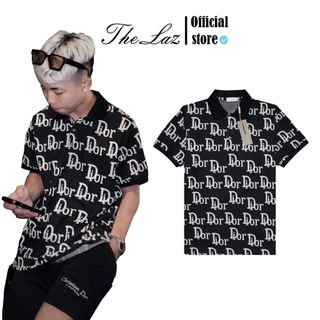 Áo Polo Đì O Chữ Lớn Monogram - Áo Polo Nam Nữ Thời Trang Unisex, Chất Vải Dày Mịn
