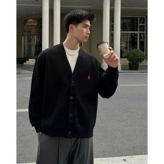 Áo Cardigan Ralp Laurent Nỉ Chân Cua Basic - Áo Cardigan Nam Nữ Unisex, Vải Nỉ Chân Cua Dày Mịn