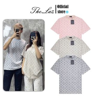 Áo Thun Lờ Vê Oblique Monogram Dệt Kim - Áo Thun Nam Nữ Unisex, Chất Dệt Kim Dày Mịn