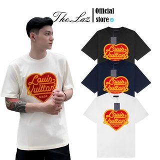 Áo Thun Lờ Vê Heart Thêu Xù Made Crewneck - Áo Thun Nam Nữ Unisex, Chất Vải Cotton Dày Mịn