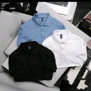 COM BO 3 ÁO POLO NAM CHẤT POLY CÁ SẤU