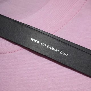 Áo Thun Amiri Letter A Thêu Xù Chất Lượng Cao - Áo Thun Nam Nữ Unisex, Vải Cotton Dày Mịn