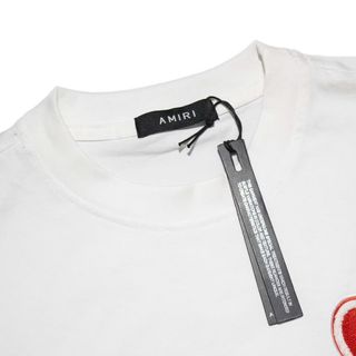 Áo Thun Amiri Letter A Thêu Xù Chất Lượng Cao - Áo Thun Nam Nữ Unisex, Vải Cotton Dày Mịn