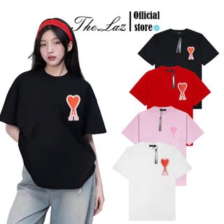 Áo Thun Amiri Letter A Thêu Xù Chất Lượng Cao - Áo Thun Nam Nữ Unisex, Vải Cotton Dày Mịn