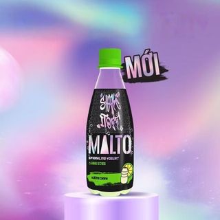 Sữa chua uống có gas Malto - vị chanh
