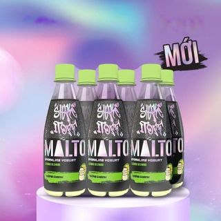 Sữa chua uống có gas Malto - vị chanh