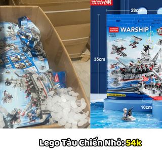 Đồ Chơi Lắp Ráp Tàu Chiến SIZE 74CM Cho Bé Từ 6 Tuổi Sáng Tạo, Xếp Hình Lớn
