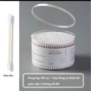 Hộp 500 tăm bông 115g