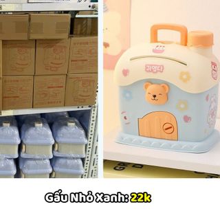 Hộp Tiết Kiệm Cho Bé Đồ Chơi Ống Tiết Kiệm Kèm Khoá, Quà Tặng Dễ Thương Cho Bé