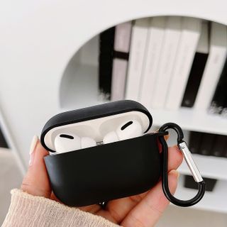 Ốp nhựa dẻo đen nhám airpod pro2, airpod 4