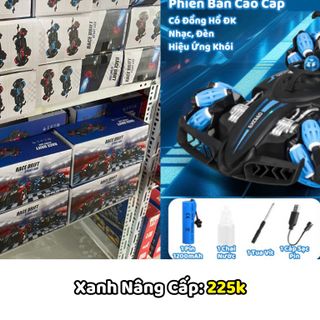 Ô Tô Điều Khiển Từ Xa, Ô Tô Điều Khiển 360 Độ Xoay 8 Hướng, Có Đồng Hồ Điều Khiển Và Đèn