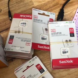 Thẻ Nhớ 128GB SANDISK (Hàng chính hãng | Đã VAT | Bảo hành 7 năm | Hộp 100c)