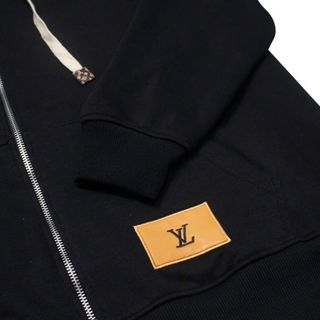 Áo Khoác Lờ Vê Thêu Nón Monogram Hàng Chuẩn Quảng Châu Hot Trend - Thời Trang Unisex, Vải Nỉ Chân Cua