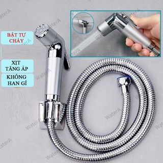 Vòi Xịt Vệ Sinh Bồn Cầu Kèm Dây Dẫn Và Đế Cài