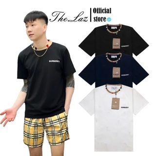 Áo Thun BBR Cổ Sọc Thêu Chữ BBR Logo - Áo Thun Nam Nữ Unisex, Chất Vải Cotton Dày Mịn