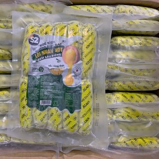 Xúc xích giấy bạc nhân kem sầu riêng (10 cái / 500g / Gói)