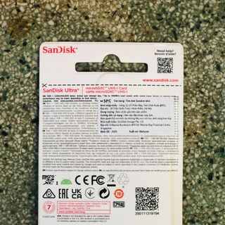 Thẻ Nhớ 64GB SANDISK (Hàng chính hãng | Đã VAT | Bảo hành 7 năm | Hộp 100c)