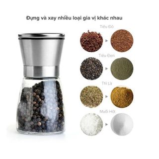 LỌ XAY TIÊU INOX 304