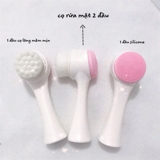 Cọ Rửa Mặt 2 Đầu