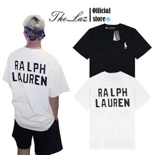 Áo Thun Ralp Laurent Thêu Embroidered Letters - Áo Thun Nam Nữ Unisex, Chất Cotton Dày Mịn