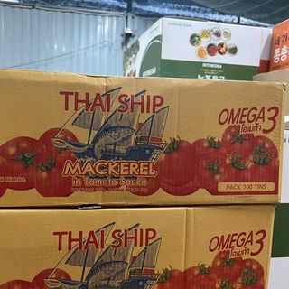 Cá Hộp Cánh Buồm Thai Ship Thái Lan (Thùng 10 Lốc x 10 Hộp)