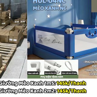 Thanh Chắn Giường Cho Bé Cao Cấp 2024, Thanh Chắn Nâng Hạ Một Bên An Toàn Cho Bé