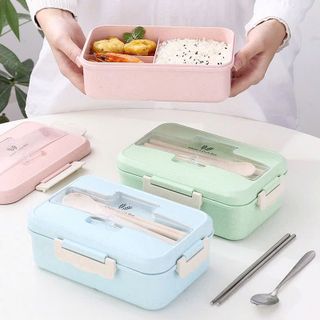 HỘP CƠM LÚA MẠCH KÈM MUỖNG ĐŨA