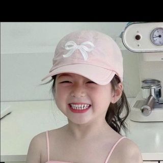 Mũ lưỡi trai thêu nơ cho bé gái