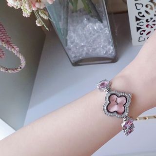 ĐỒNG HỒ NỮ THỜI TRANG VAN LẮC HOA ĐÍNH HỘT