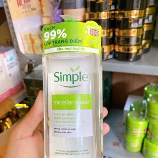 Nước Tẩy Trang Simple 400ml Mẫu Mới