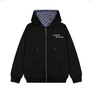 Áo Khoác Lờ Vê Thêu Logo Ngực Nỉ Bông - Áo Hoodie Nam Nữ Unisex, Chất Vải Dày Mịn
