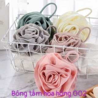 Bông Tắm Hoa Hồng 002 - Bông tắm dài/ tròn cao cấp (Thùng 300C )
